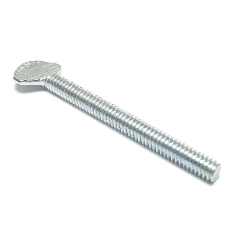 Pro Bamboo Kitchen 10pcs Carbon Steel Thumb Screw 1/4"-20 x 2-1/2" Galvanized Racket Screw, Silver - Image 5